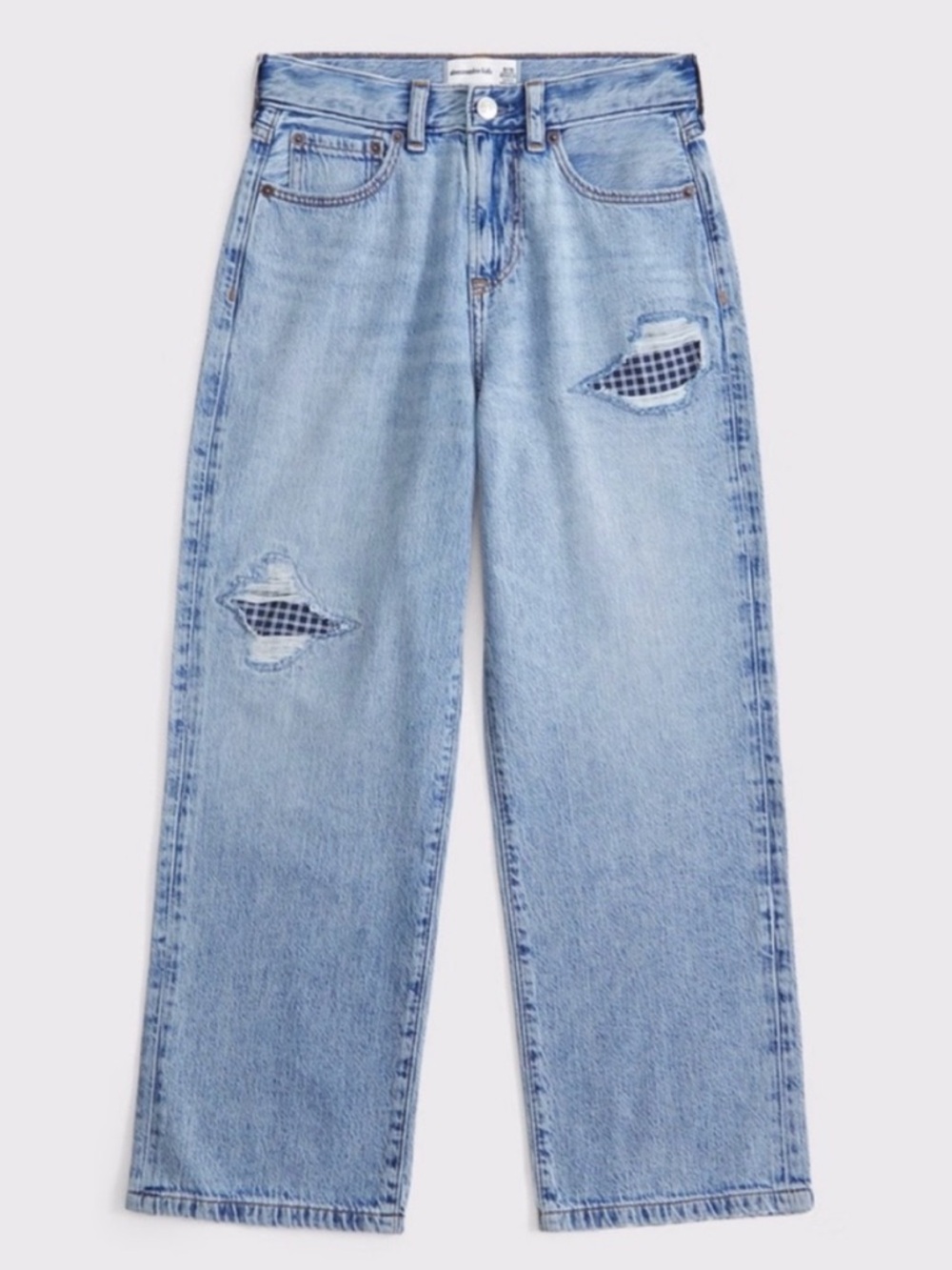 Abercrombie Kids Lightweight Baggy Distressed Jeans